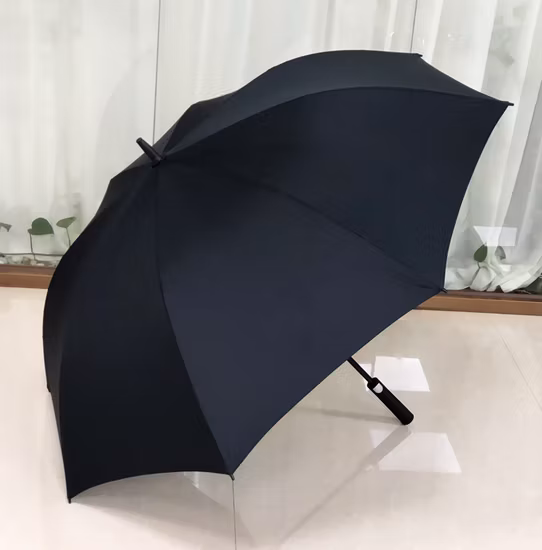 Extra Large Automatic Fiberglass Frame Waterproof Big Wholesale Long Stick Golf Umbrella with Custom Logo Print