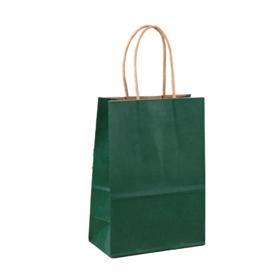 Embalagem de compras de varejo biodegradável reciclada, embalagem personalizada de fast food para levar roupas, saco de papel kraft